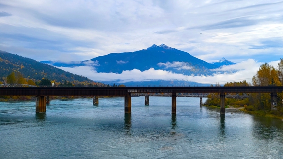 Revelstoke Railroad Bridge over the Columbia River